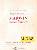 Marwin-Bendix-Marwin Min-E-Centre MZ, Bendix 1600 Control System, Milling Programming Manual-Min-E-Centre-MZ-01
